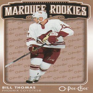 Bill Thomas - 2006/2007 O Pee Chee Marquee Rookies Hockey Card